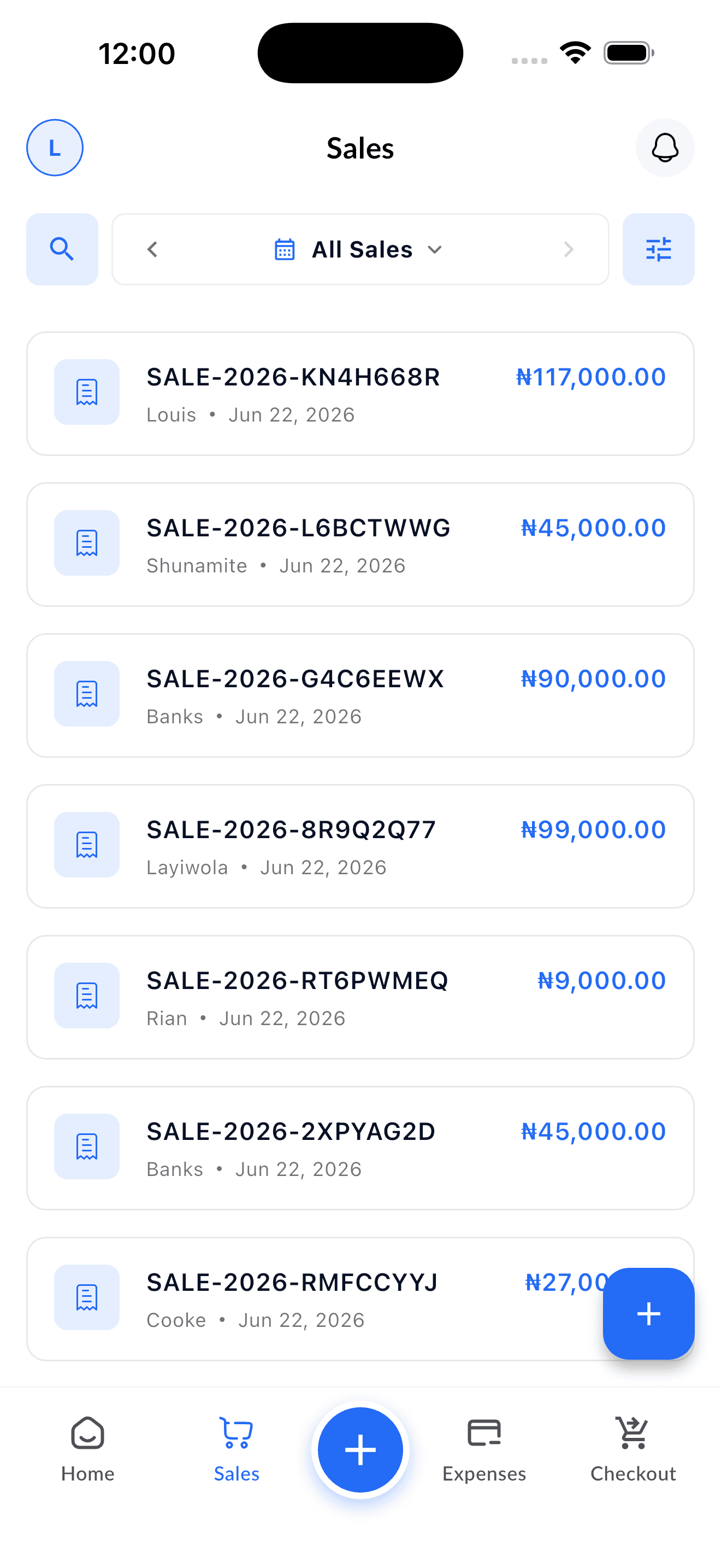 Sales & Invoicing
